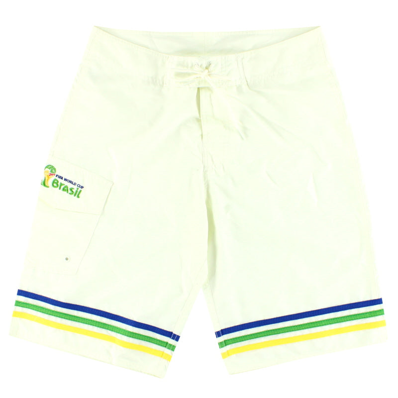 2014 adidas World Cup Swim Shorts *Mint* S - Classic Football Kit