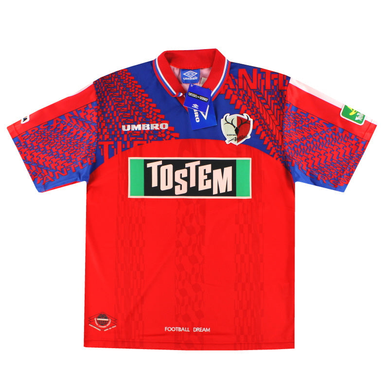 1996-98 Kashima Antlers Umbro Home Shirt w/tags* L - Classic Football Kit