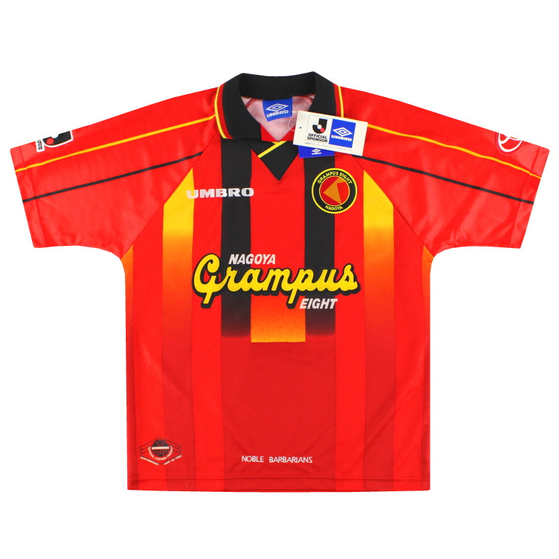 1996-98 Nagoya Grampus Eight Umbro Home Shirt *w/tags* S - Classic Football Kit