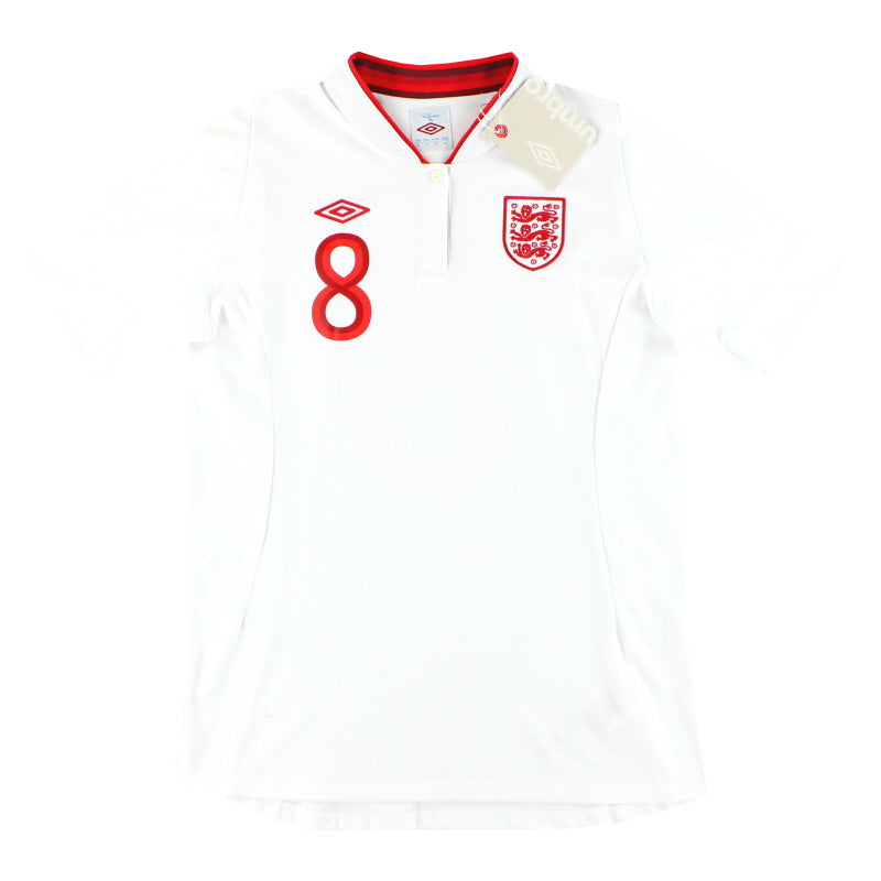 2012-13 England Umbro Women's Home Shirt #8 *w/tags* Women's 14