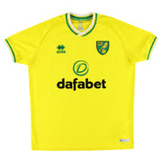 2020-21 Norwich City Errea Home Shirt M - Classic Football Kit