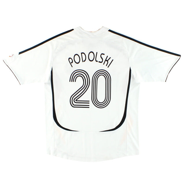 2005-07 Germany adidas Home Shirt Podolski #20 S