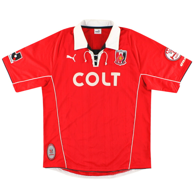 2003 Urawa Red Diamonds Puma Home Shirt L - Classic Football Kit