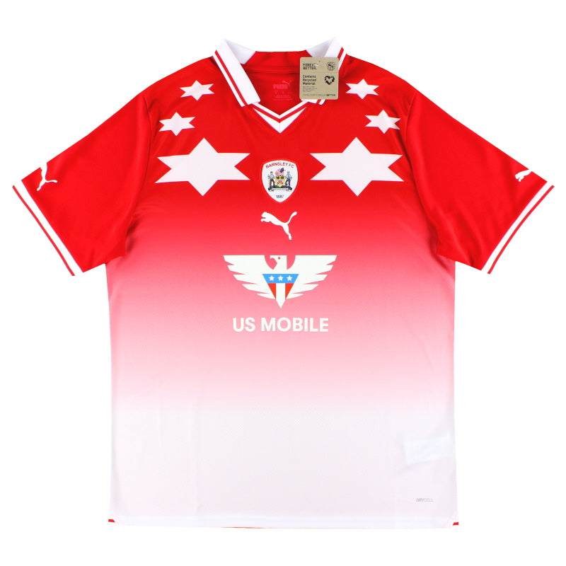 2023-24 Barnsley Puma Home Shirt *BNIB* XL - Classic Football Kit