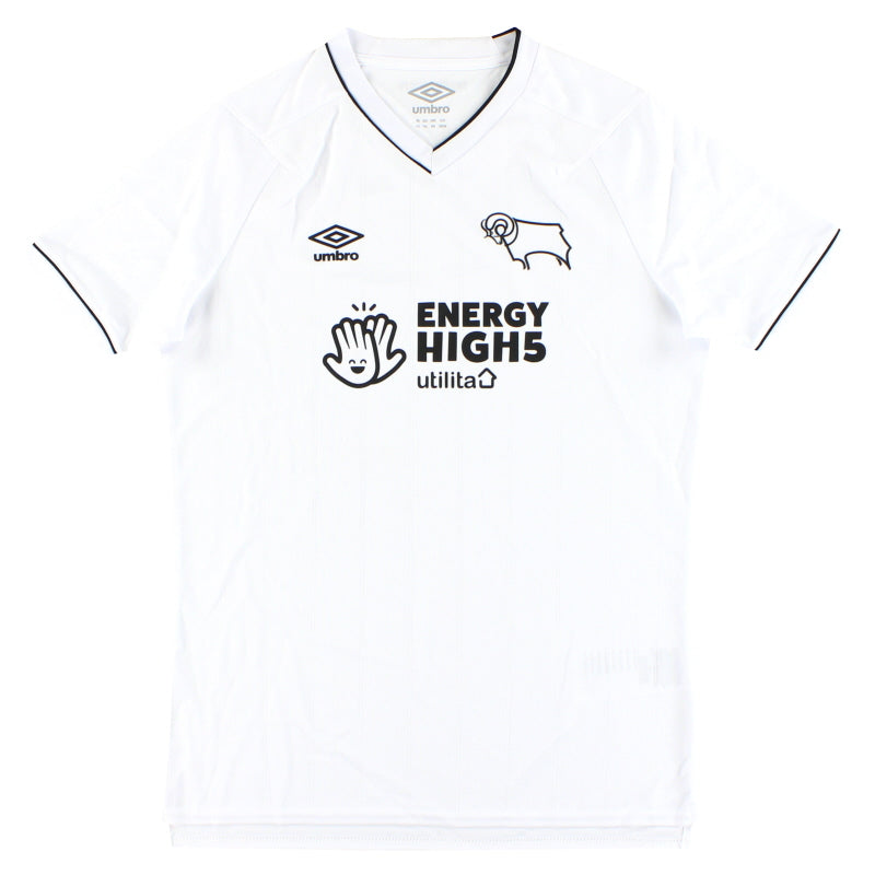 2020-21 Derby County Umbro Home Shirt *As New* XL - Classic Football Kit