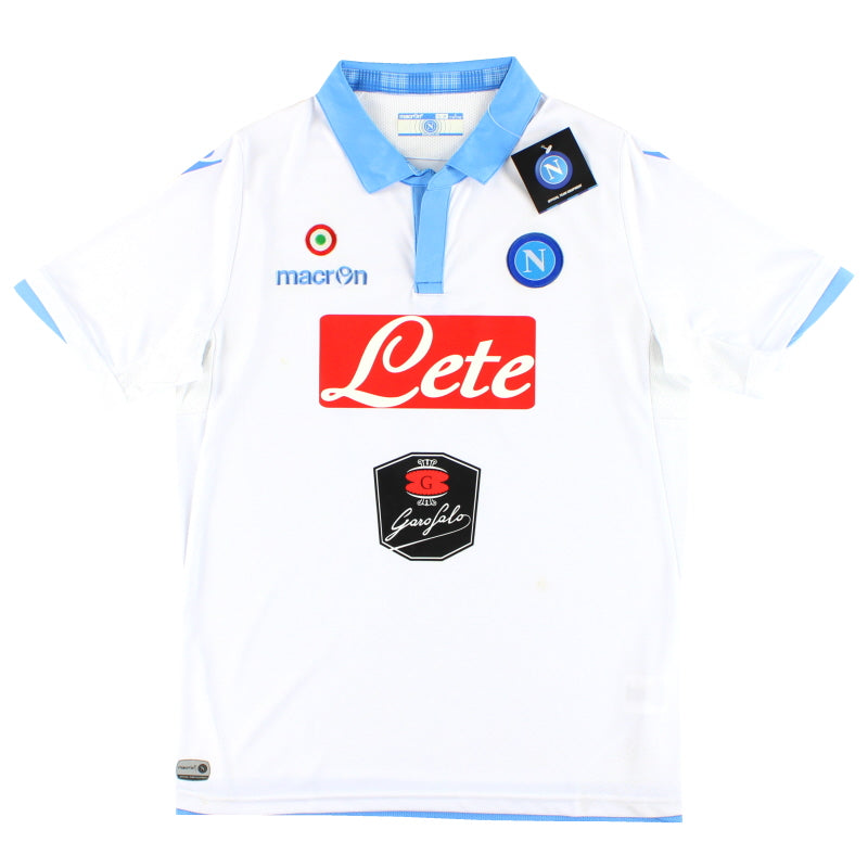 2014-15 Napoli Macron Third Shirt *BNIB* XL.Boys - Classic Football Kit