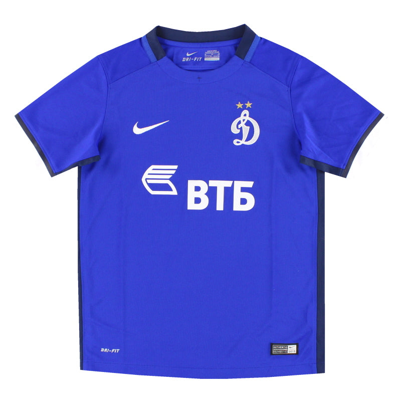 2015-16 Dynamo Moscow Nike Home Shirt *As New* M.Boys - Classic Football Kit