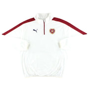 2015-16 Hearts Puma 1/4 Zip Track Top XXL - Classic Football Kit
