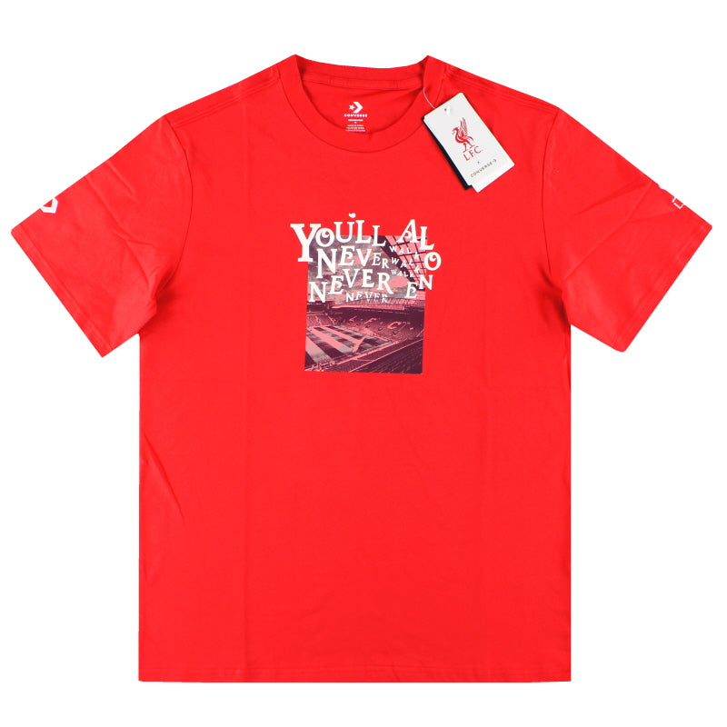 2023-24 Liverpool x Converse 'YNWA' Graphic Tee *BNIB* M
