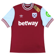 2024-25 West Ham Umbro Home Shirt *w/tags* L - Classic Football Kit