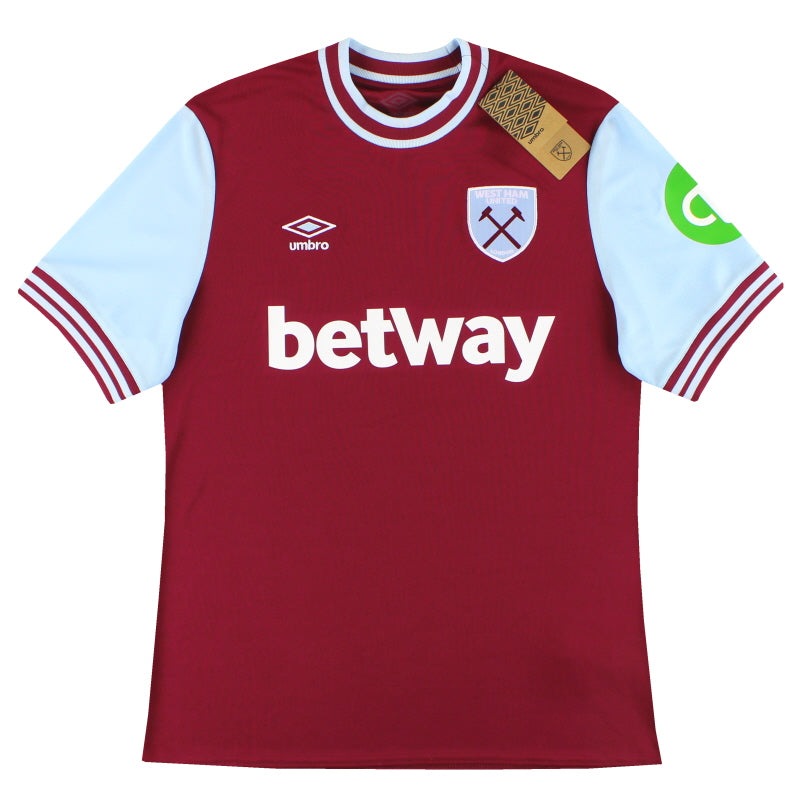 2024-25 West Ham Umbro Home Shirt *w/tags* L - Classic Football Kit