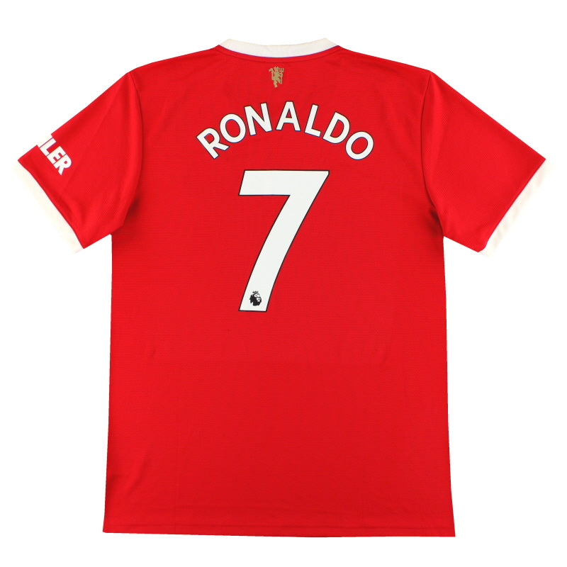 2021-22 Manchester United adidas Home Shirt Ronaldo #7 *w/tags* L