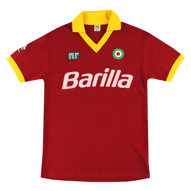 1987-88 Roma Home Shirt *Mint* L
