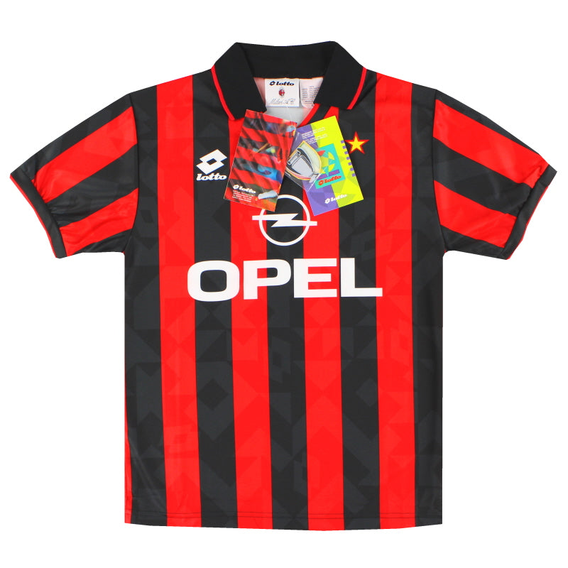 1994-95 AC Milan Lotto Home Shirt *w/tags* S - Classic Football Kit