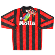 1993-94 AC Milan Lotto Home Shirt L/S *w/tags* - Classic Football Kit