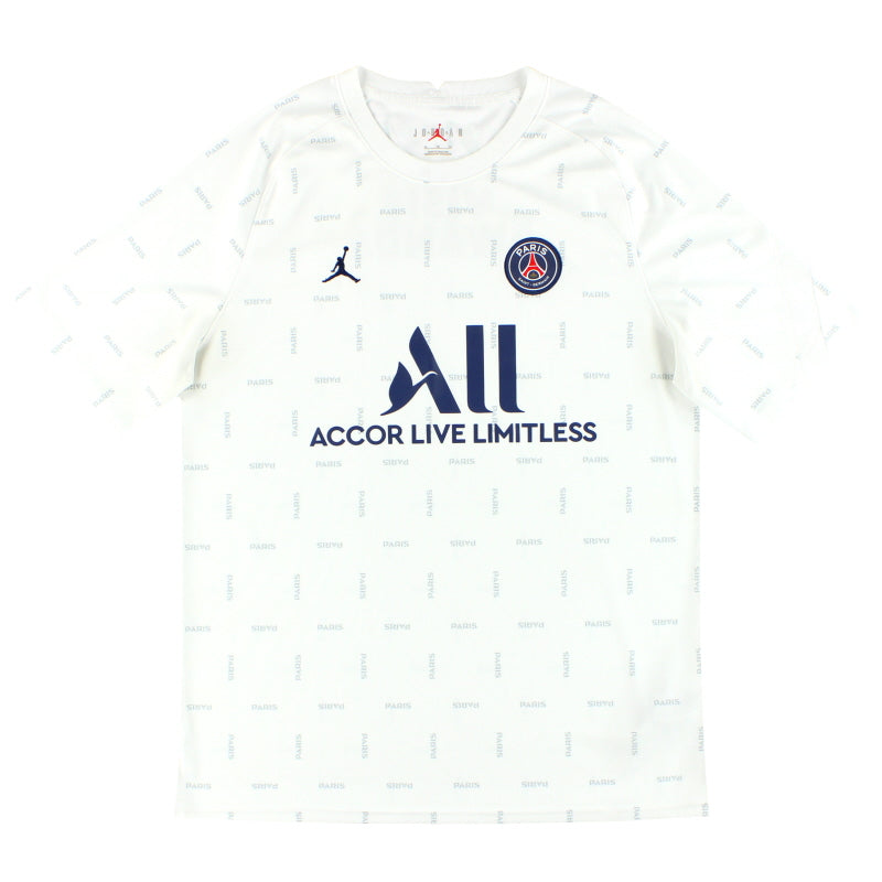 2021-22 Paris Saint-Germain Nike x Air Jordan Fourth Pre-Match Shirt XL