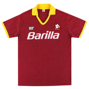 1987-90 Roma Ennerre Home Shirt M - Classic Football Kit