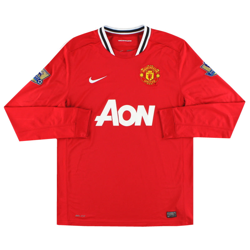2011-12 Manchester United Nike Home Shirt XL - Classic Football Kit