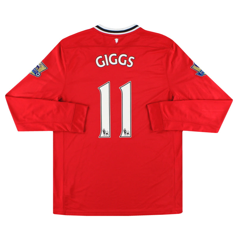 2011-12 Manchester United Nike Home Shirt Giggs #11 L/S