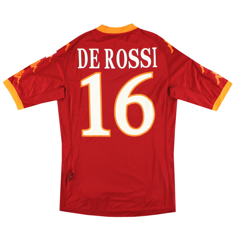 2010-11 Roma Kappa Player Issue Home Shirt De Rossi #16 *w/tags* M - Classic Football Kit