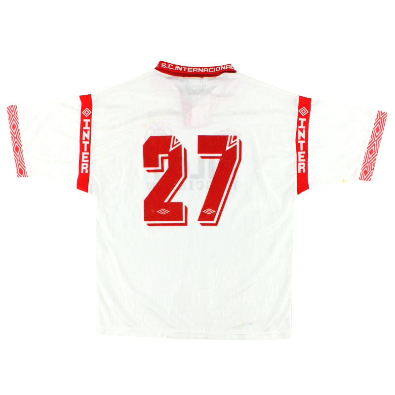 1994 S.C. Internacional Umbro Away Shirt #27 M - Classic Football Kit