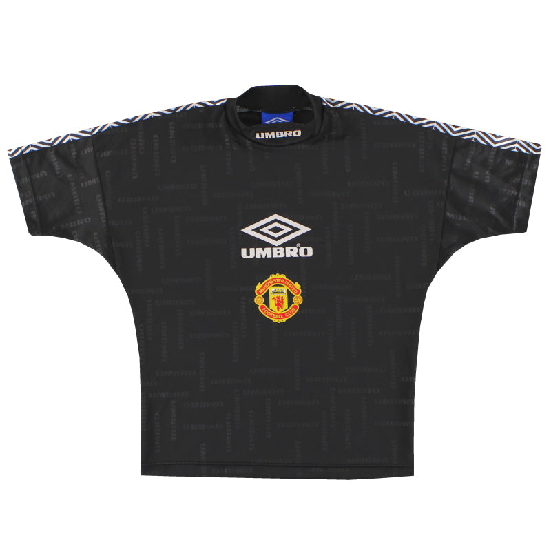 1998-99 Manchester United Umbro Training Top L.Boys - Classic Football Kit