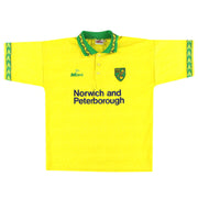1994-96 Norwich City Mitre Home Shirt M