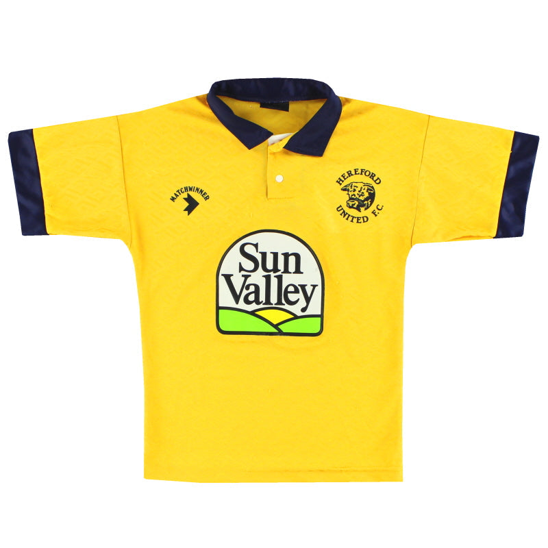 1991-93 Hereford Away Shirt Y - Classic Football Kit