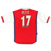 1998-99 Arsenal Nike Home Shirt Petit #17 XL