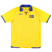 2008 Sweden Umbro Special Anniversary Shirt L - Classic Football Kit