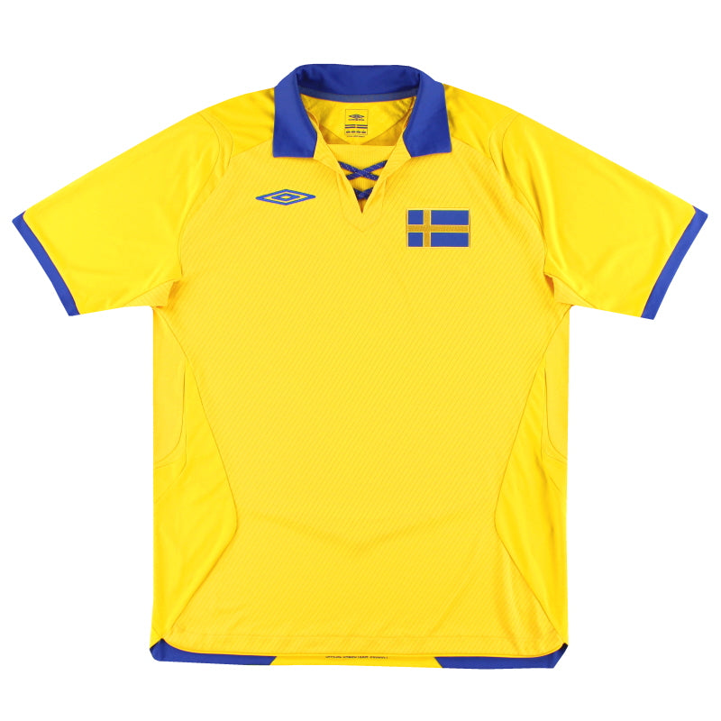 2008 Sweden Umbro Special Anniversary Shirt L - Classic Football Kit