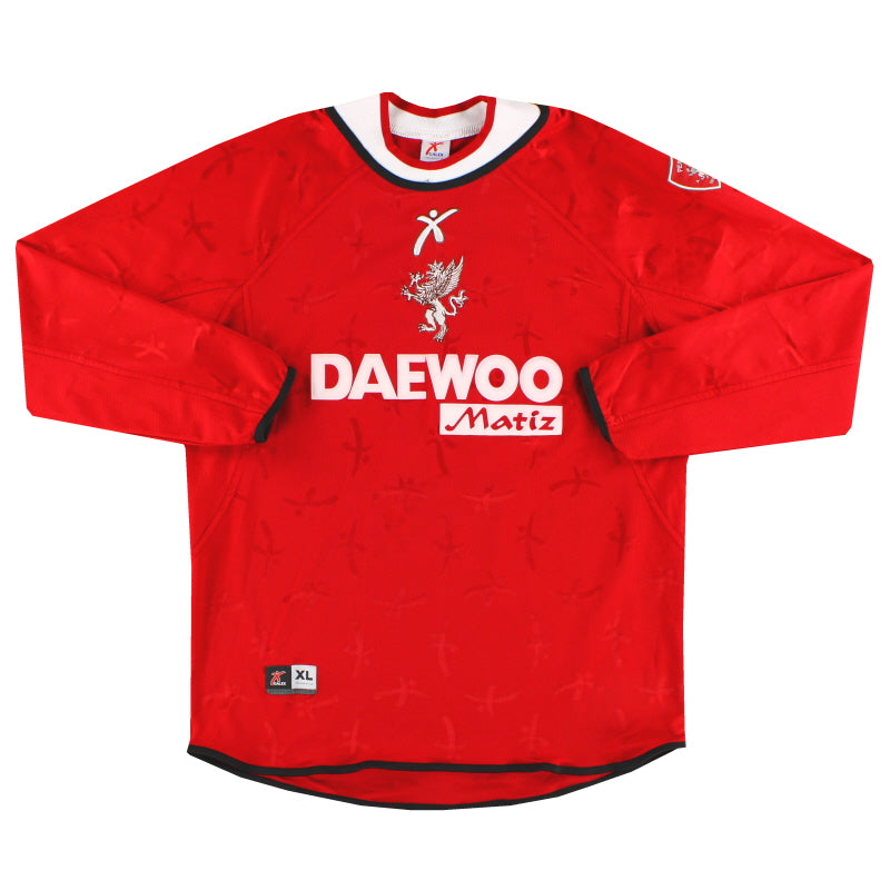 2001-02 Perugia Home Shirt L/S #17 XL - Classic Football Kit