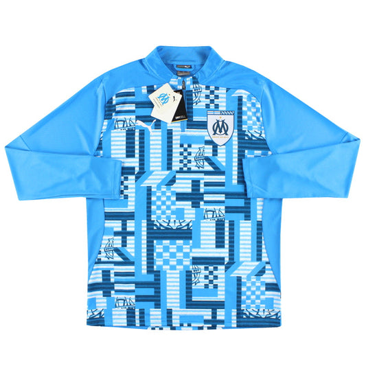 2024-25 Marseille Puma Pre-Match 1/4 Zip Training Top *BNIB* L