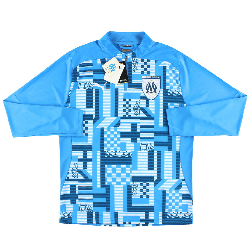 2024-25 Marseille Puma Pre-Match 1/4 Zip Training Top *BNIB* M - Classic Football Kit
