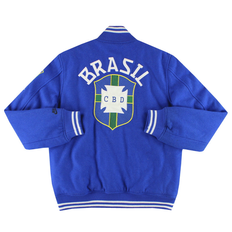 2011 Brazil Nike Destroyer Bomber Jacket L - Classic Football Kit