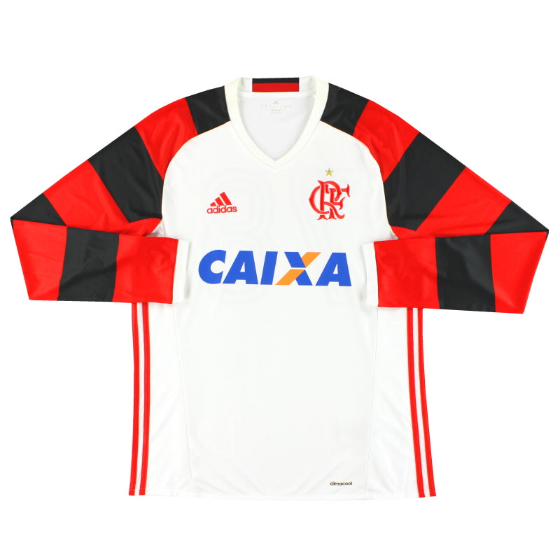 2016 Flamengo adidas Away Shirt #78 L/S *Mint* - Classic Football Kit