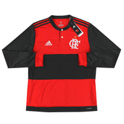 2017 Flamengo adidas Home Shirt #86 L/S *w/tags* - Classic Football Kit