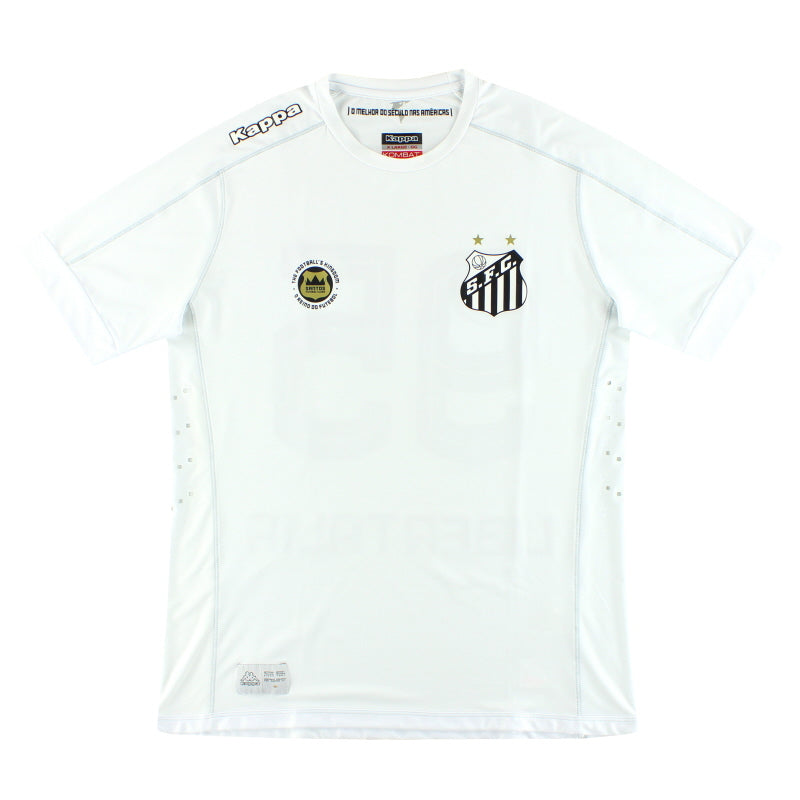 2017 Santos Kappa Home Shirt #95 *As New* XL - Classic Football Kit