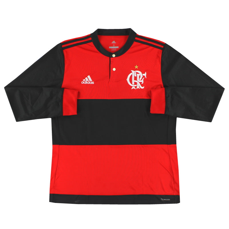 2017 Flamengo adidas Home Shirt #78 L/S - Classic Football Kit