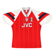 1992-94 Arsenal adidas 'Final' Home Shirt L - Classic Football Kit