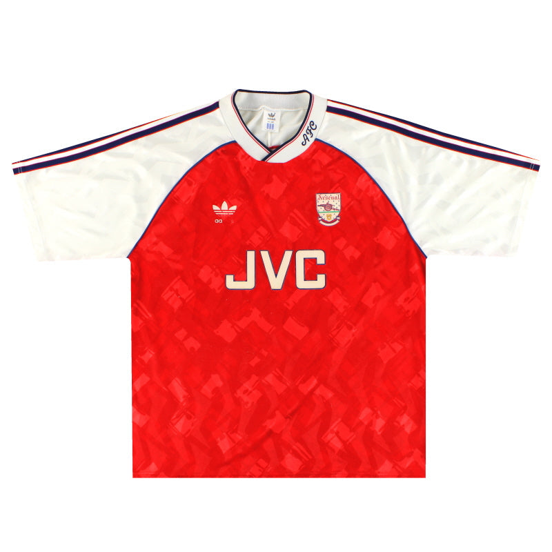 1990-92 Arsenal adidas Home Shirt L/XL