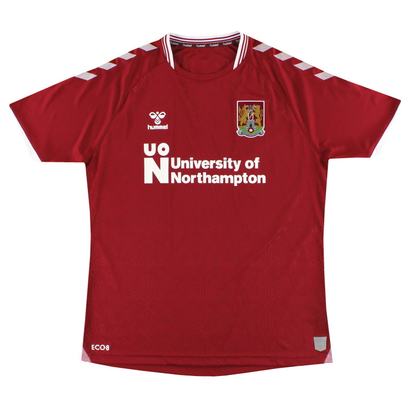 2021-22 Northampton Town Hummel Home Shirt XL - Classic Football Kit