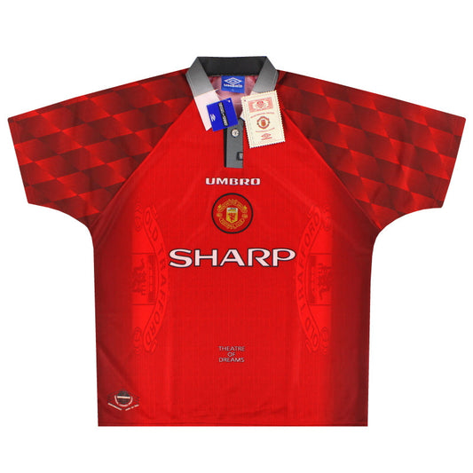 1996-98 Manchester United Umbro Home Shirt *w/tags* L