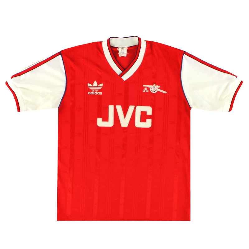 1986-88 Arsenal adidas Home Shirt L - Classic Football Kit