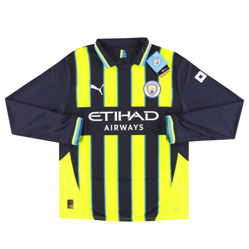 2024-25 Manchester City Puma Away Shirt L/S *BNIB* - Classic Football Kit