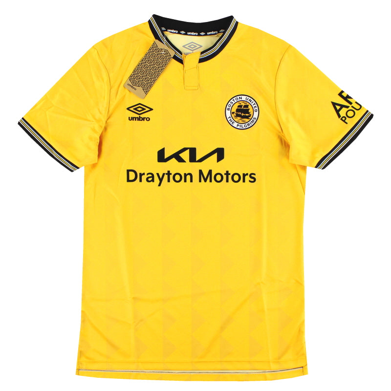 2023-24 Boston United Umbro Home Shirt *BNIB* S - Classic Football Kit
