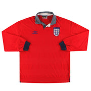 1999-01 England Umbro Player Issue Away Shirt L/S - Classic Football Kit
