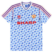 2017-18 adidas Originals 1990-1992 Manchester United Away Shirt M - Classic Football Kit