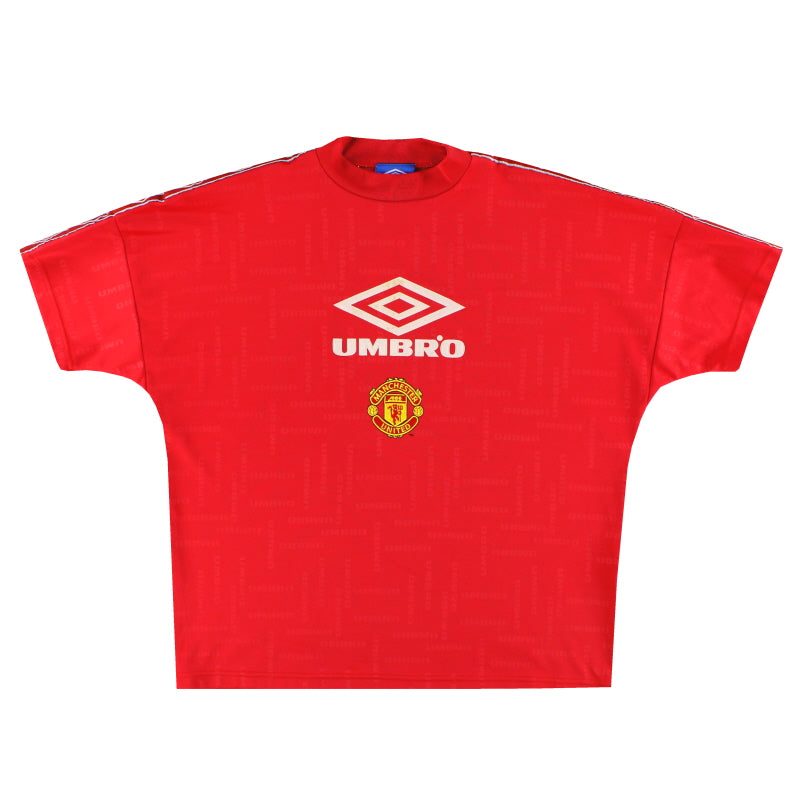 1998-99 Manchester United Umbro Training Top XL - Classic Football Kit