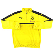 2016-17 Dortmund Puma 1/4 Zip Drill Top XL - Classic Football Kit